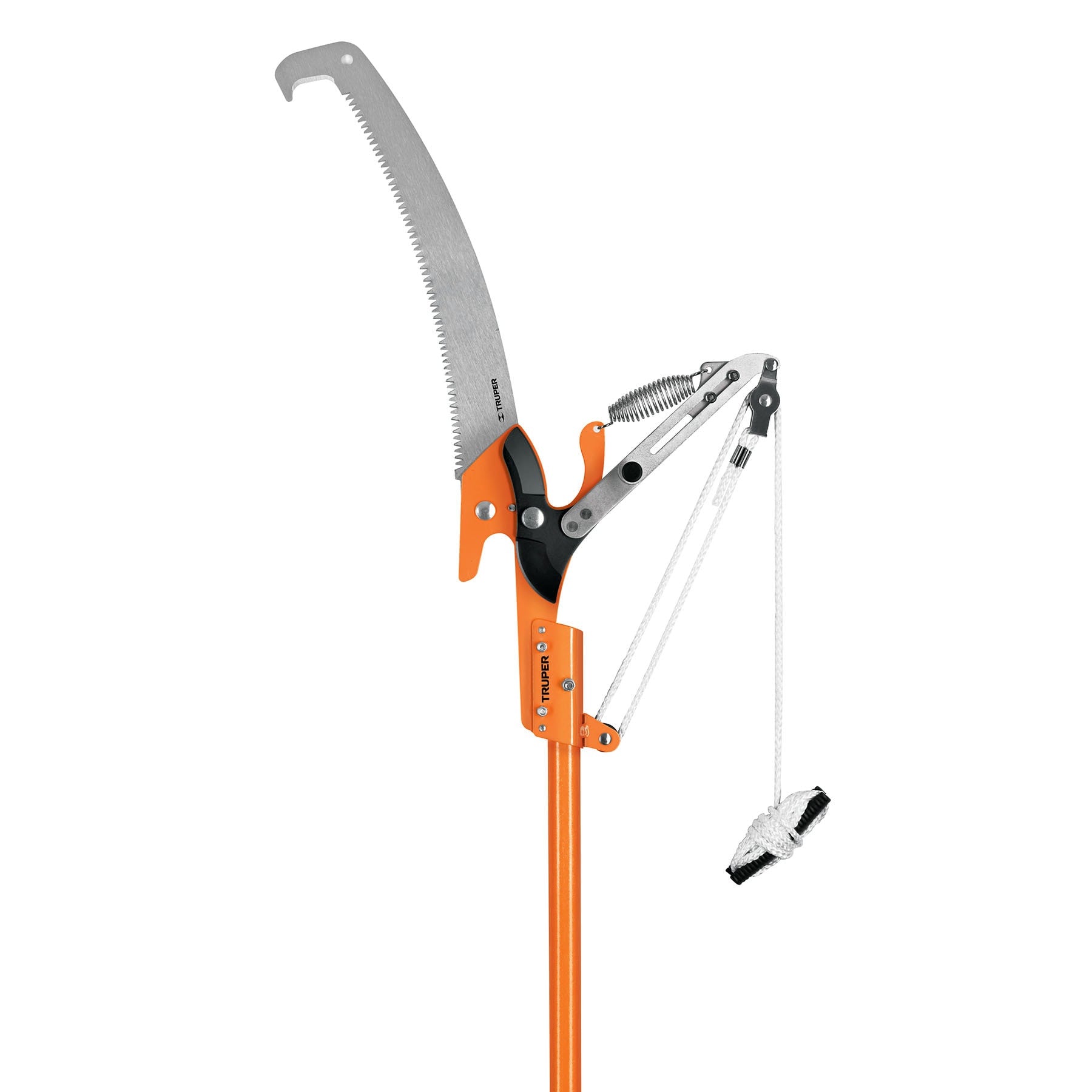 Cortador de ramas altas mango telescópico 3.6 m fibra vidrio