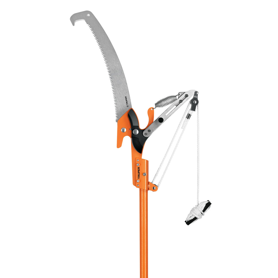 Cortador de ramas altas mango telescópico 3.6 m fibra vidrio