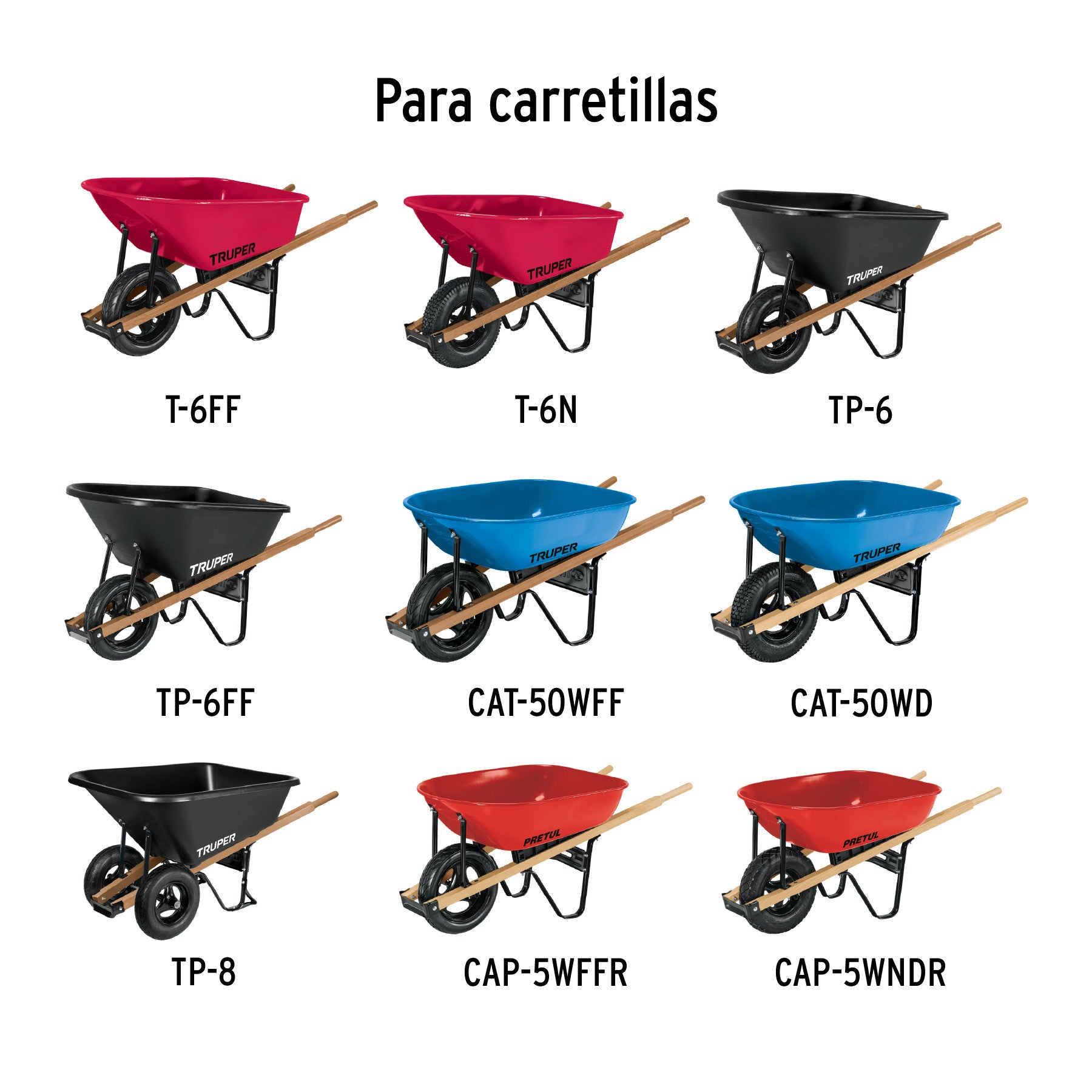 Defensa para bastidor de madera de carretillas TRUPER/PRETUL