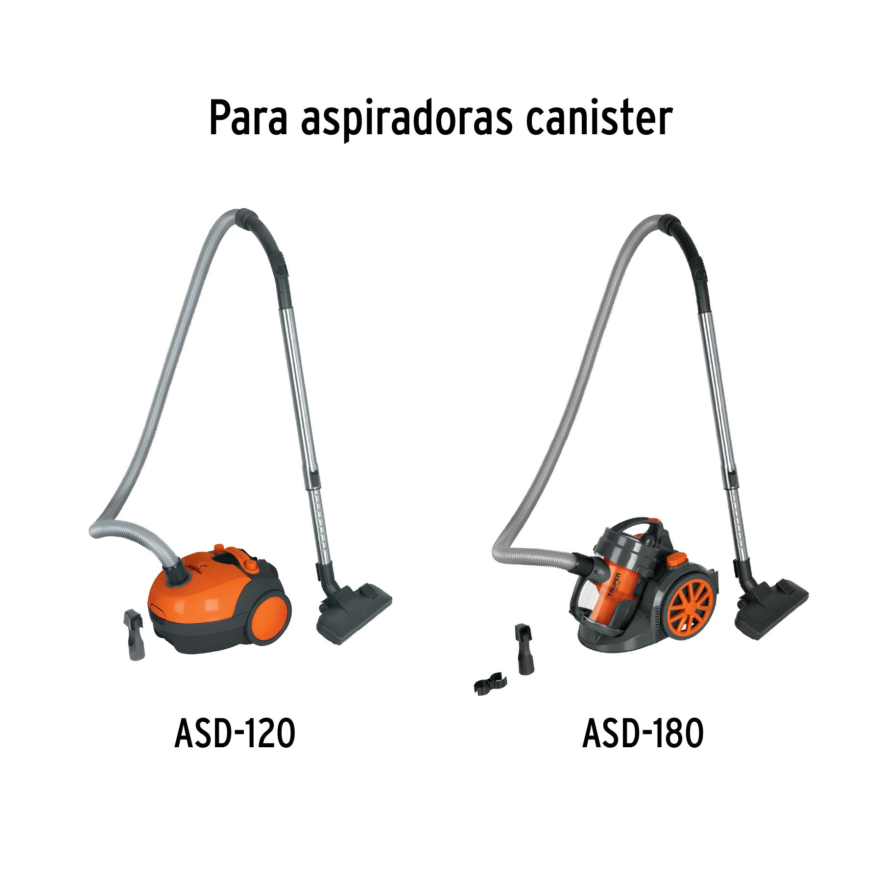 Aspiradora canister 2 L (0.5 gal) 1200 W (1.6 Hp) TRUPER