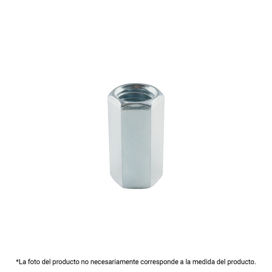 Bolsa con 5 tuercas cople, 1/4' acero galvanizado , FIERO 1/4'
