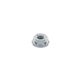 Bolsa con 100 tuercas flange, 1/4', acero galvanizado, FIERO