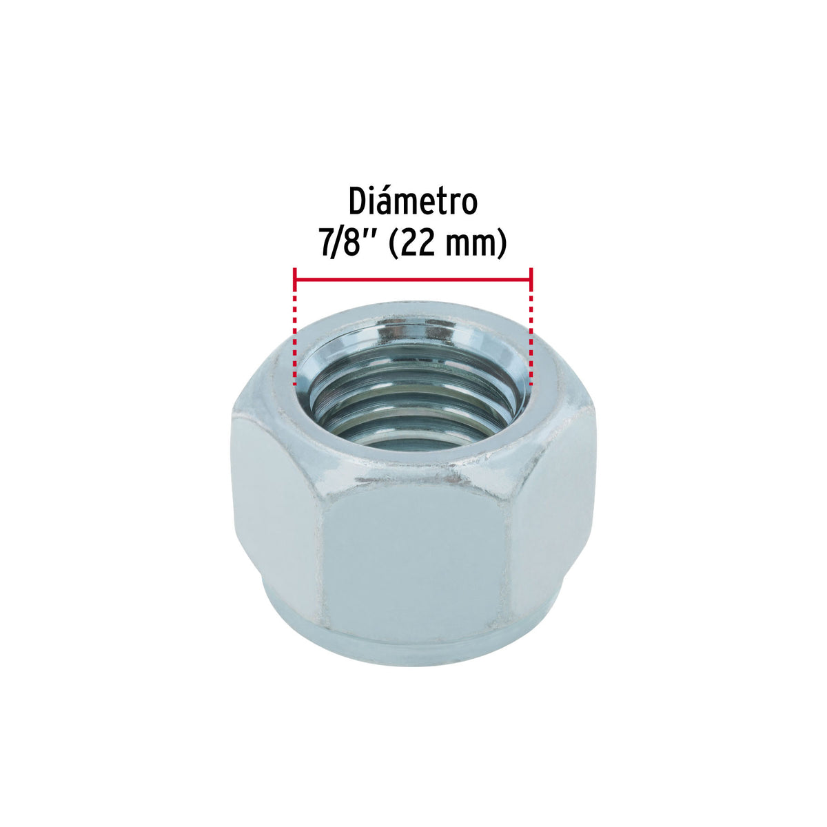 Bolsa con 10 tuercas de seguridad, 7/8' , FIERO