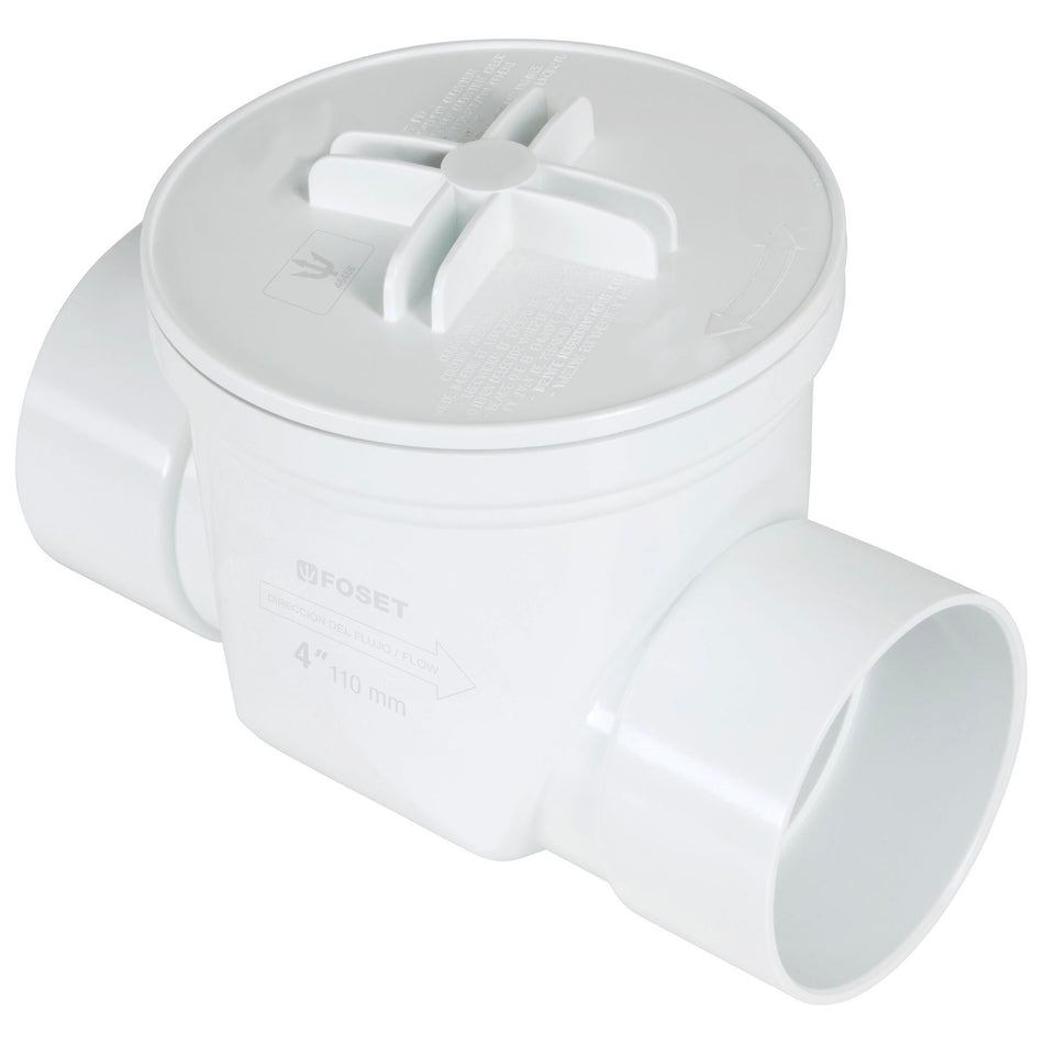 Valvula check antiretorno ABS FOSET 4"