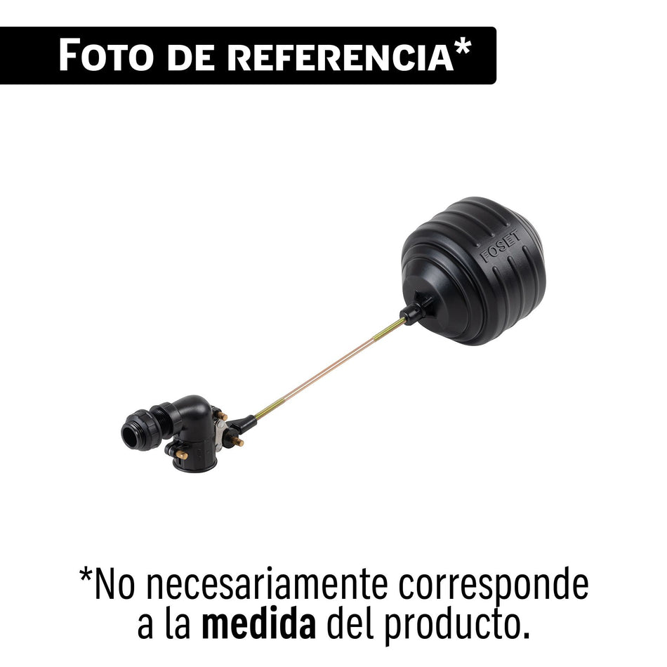 Válvula de llenado de 3/4" con flotador #6 y varilla de 22cm
