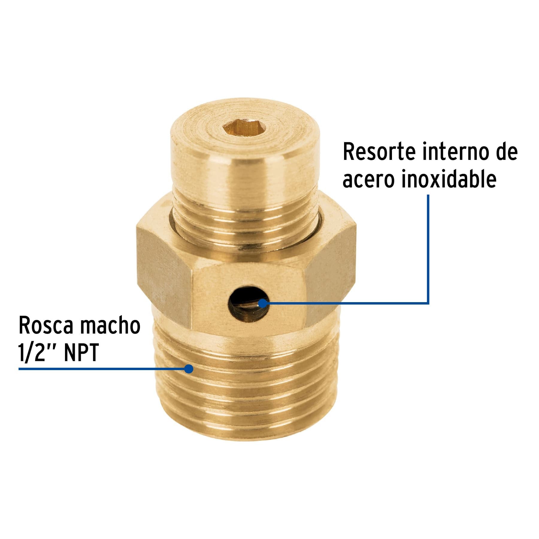 Valvula de alivio 1/2" FOSET