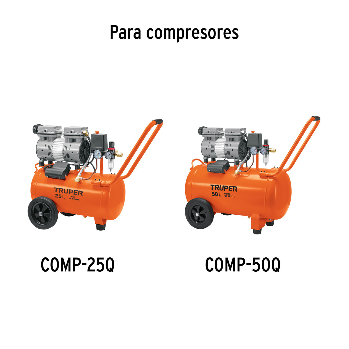 Valvula reguladora para compresores 25/50Q Truper