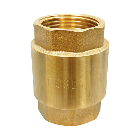 Valvula de retencion de laton de FOSET 1"