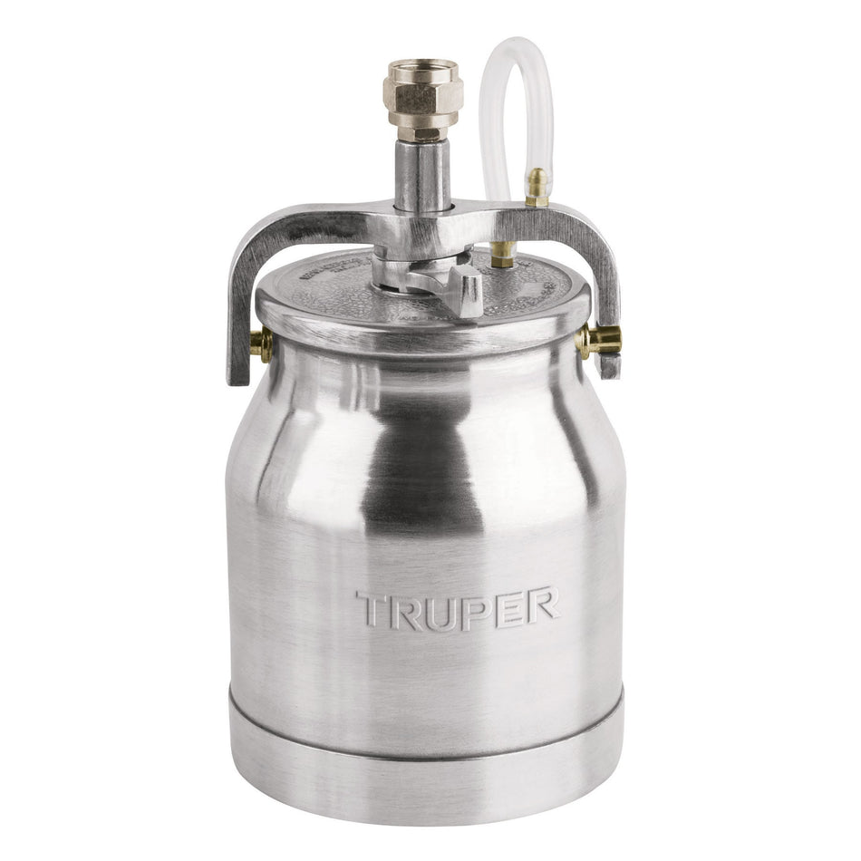 Pistola p/pintar succion HVHP vaso alum 1.8mm 2 val Truper