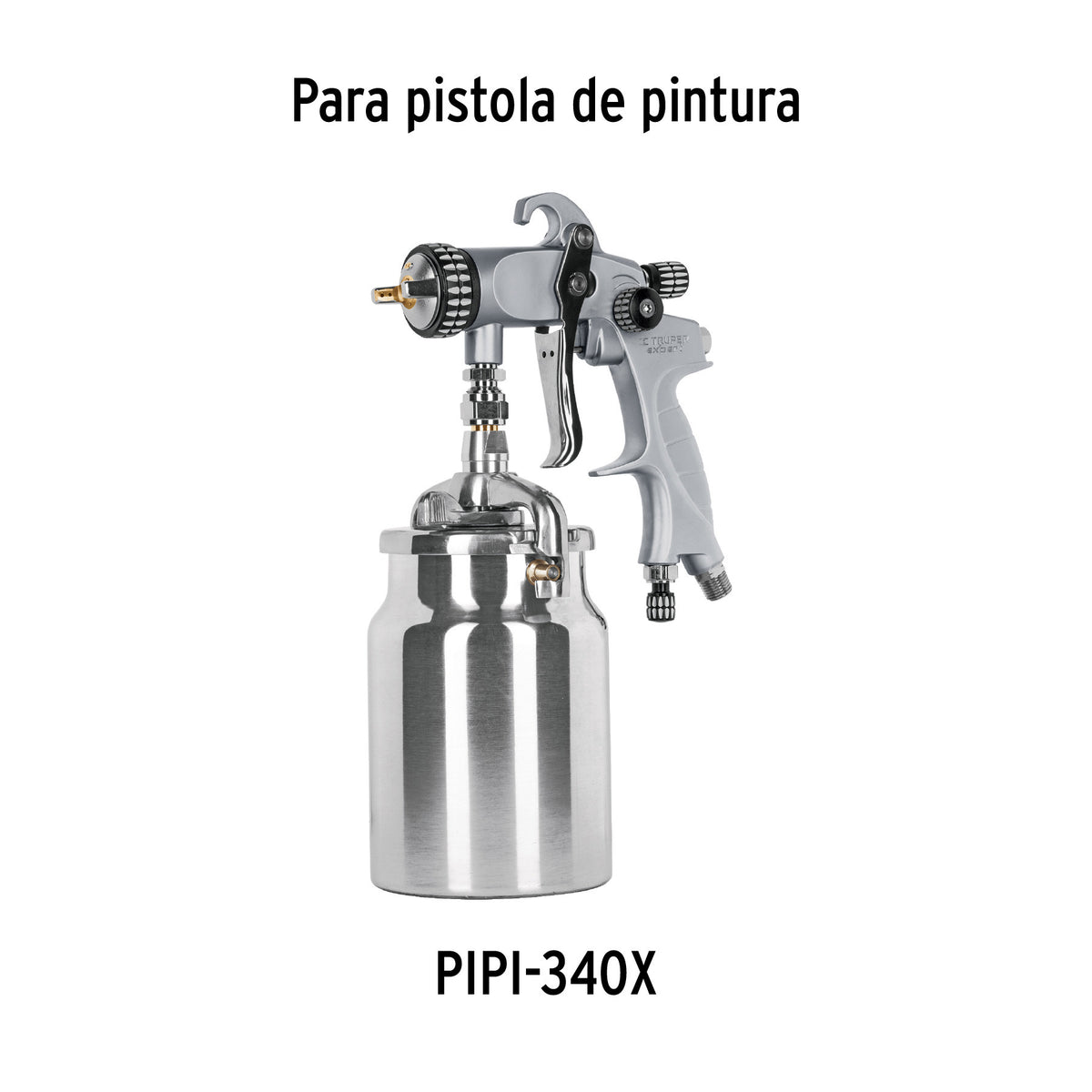 Pistola p/pintar succion HVLP vaso aluminio 1.4 mm Expert