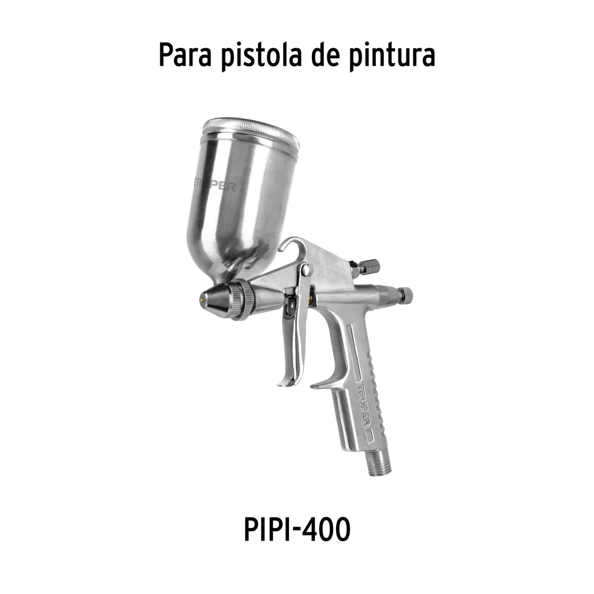 Pistola para retoque LVMP vaso aluminio 0.5 mm TRUPER