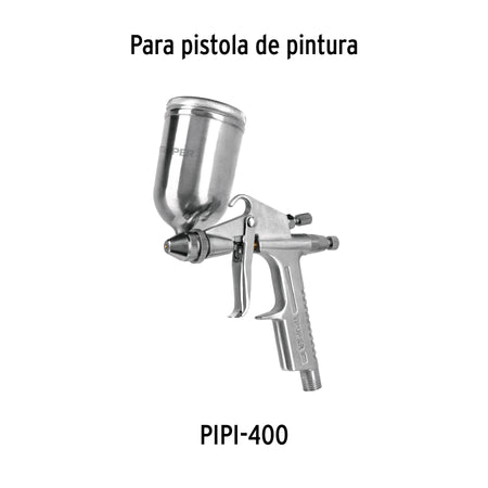 Pistola para retoque LVMP vaso aluminio 0.5 mm TRUPER