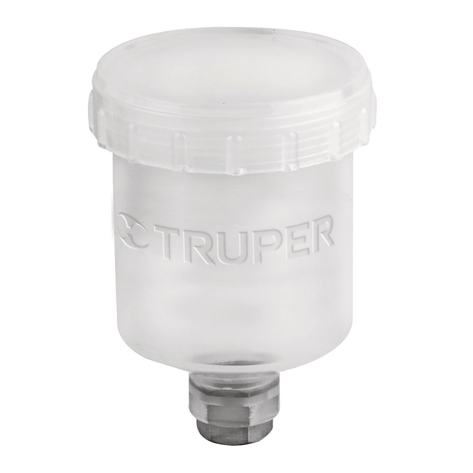 Pistola p/retoque gravedad HVLP vaso plastico 1 mm Truper
