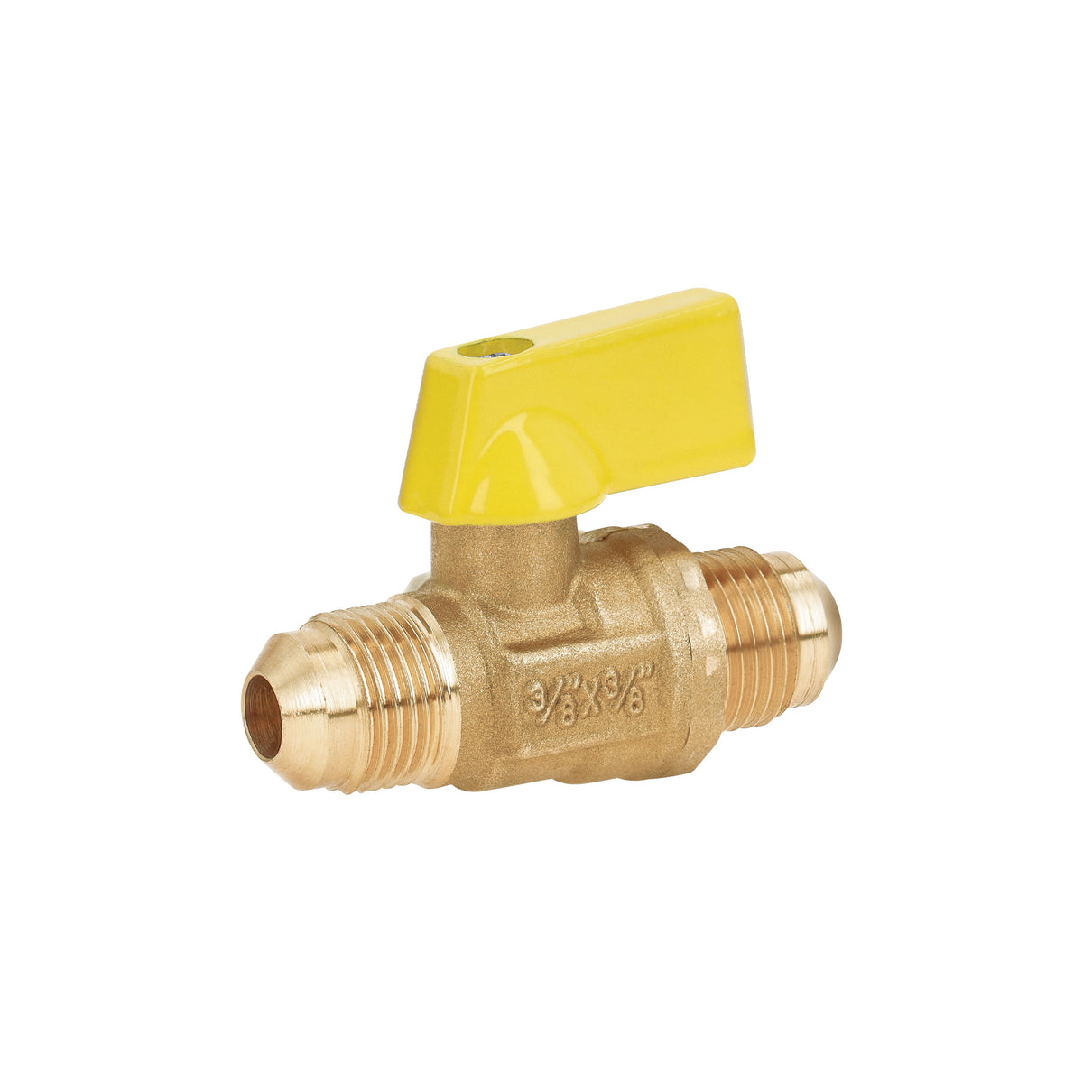 Valvula de control de laton p/gas 3/8x3/8" Flare FOSET
