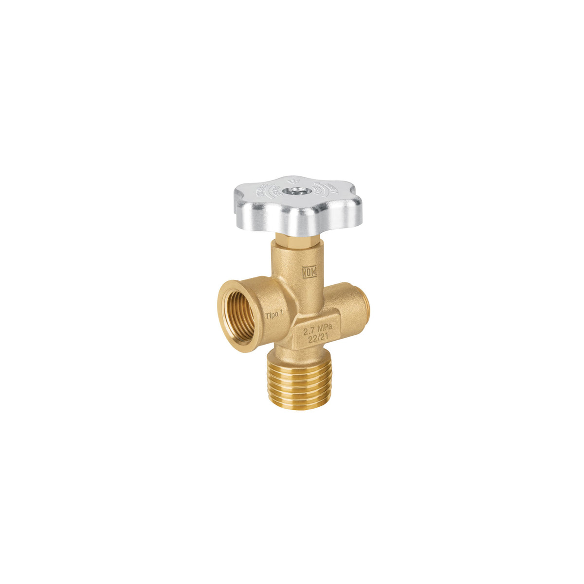 Valvula para cilindros de gas LP hasta 45 kg FOSET