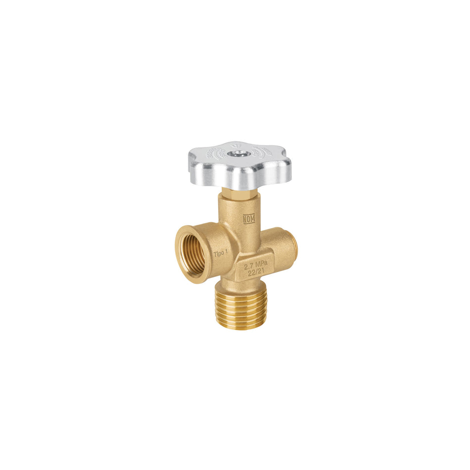 Valvula para cilindros de gas LP hasta 45 kg FOSET