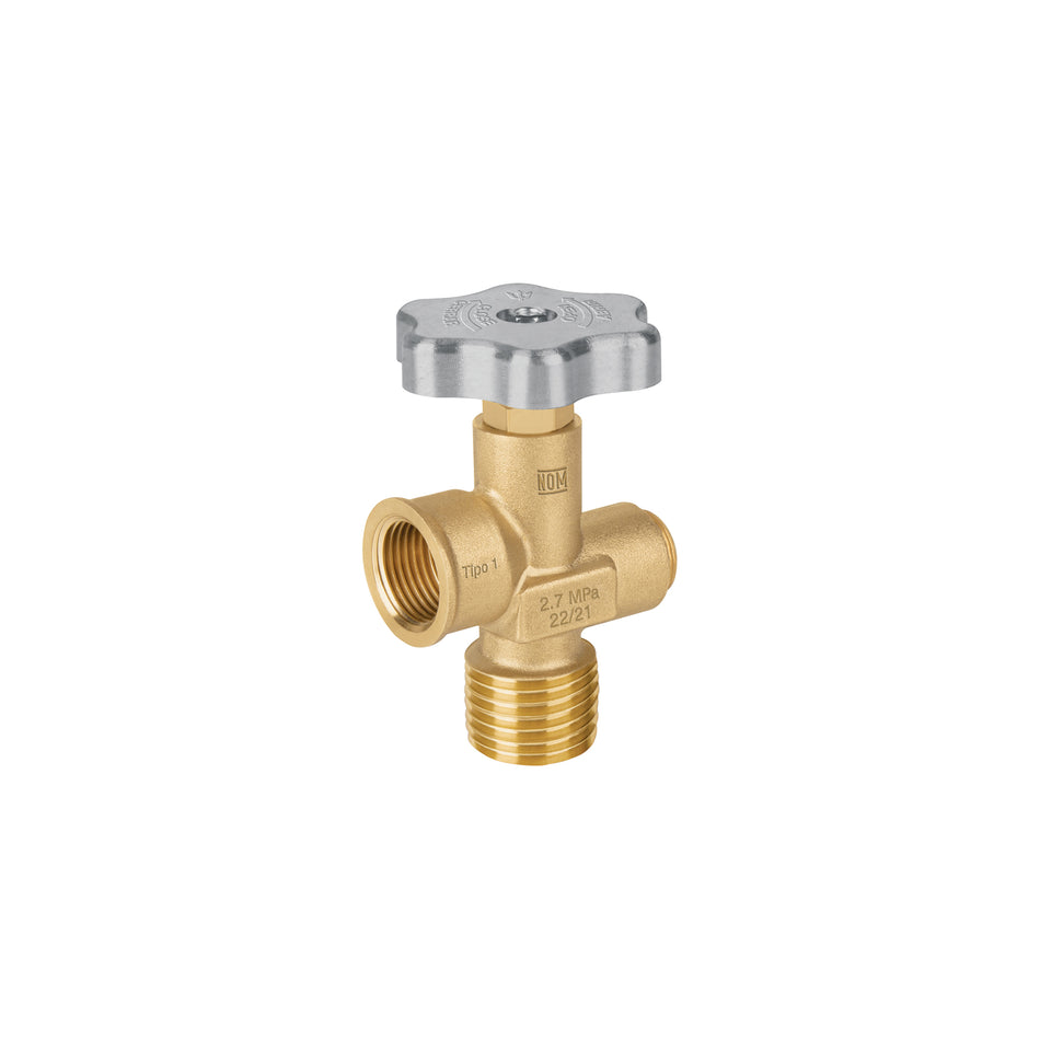 Valvula para cilindros de gas LP hasta 45 kg FOSET