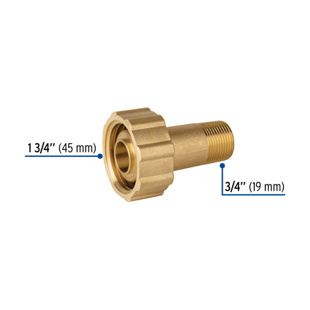 Acoplador llenado p/tanque estacionarioACME 1-3/4x3/4"NPT