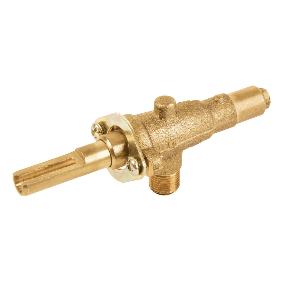 Valvula horizontal de laton 1/8" para gas LP sin maneral