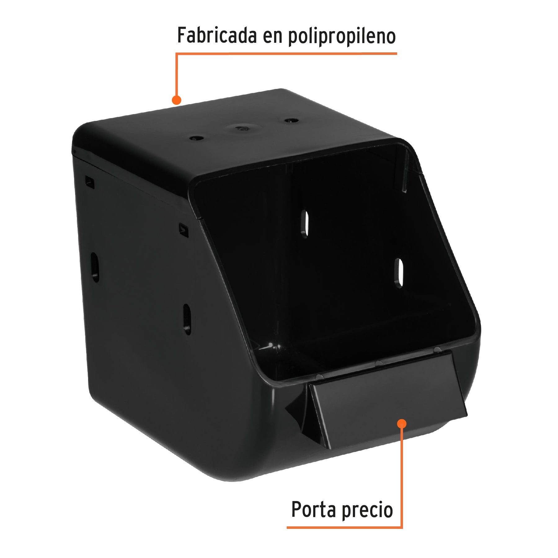 Gaveta plastica para organizar negra Truper