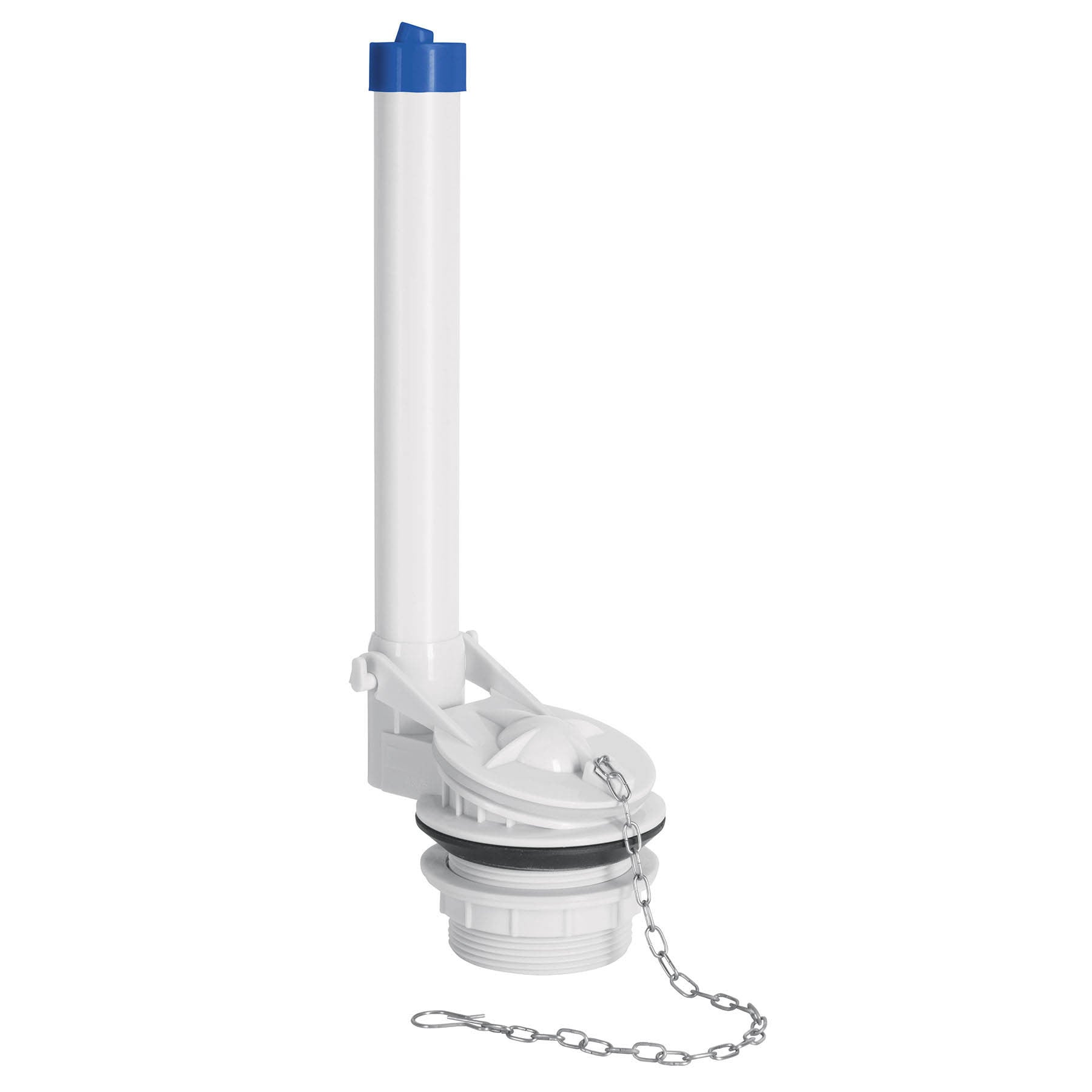 Válvula de descarga 3' para WC de 2 pzas, cadena inox, FOSET