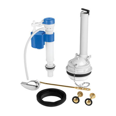 Jgo de reparacion p/WC c/valv ajuste y tornillos metalicos