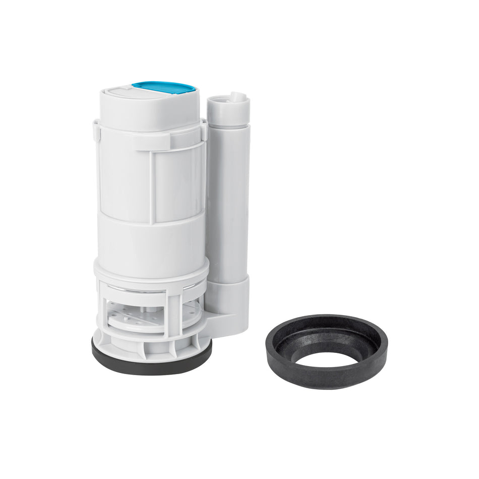 Válvula descarga dual 2' para WC de 2 piezas, con botón dual 2'