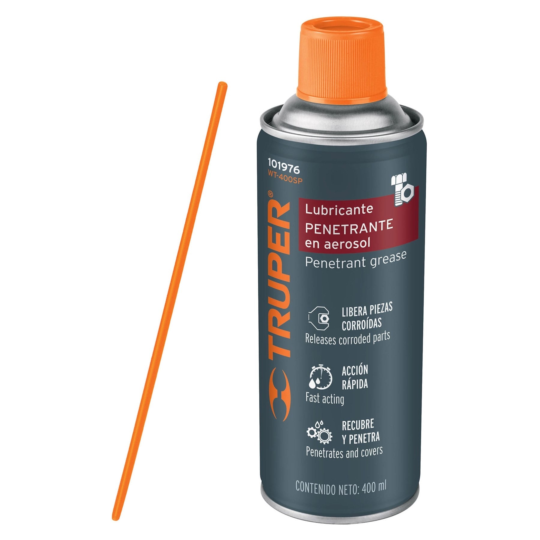 Lubricante penetrante en aerosol 400 ml Truper