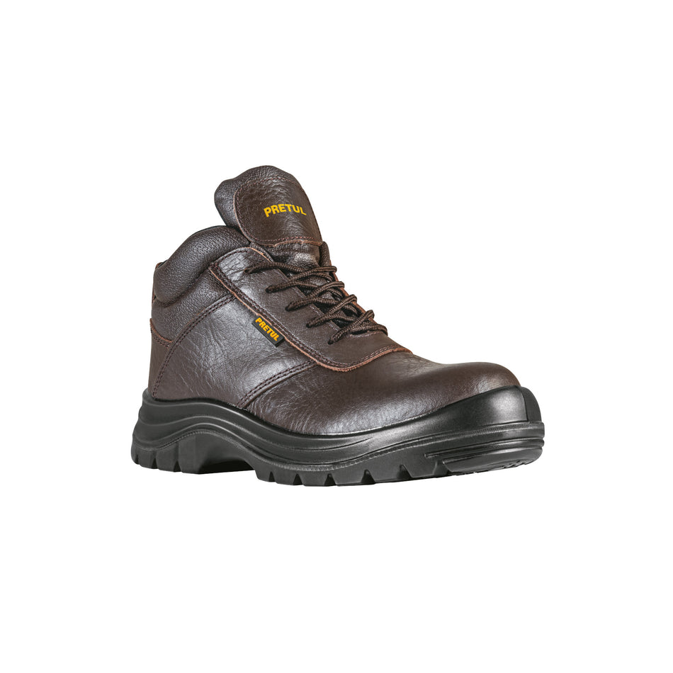 Bota de seguridad cafe casquillo de poliamida PRETUL #30