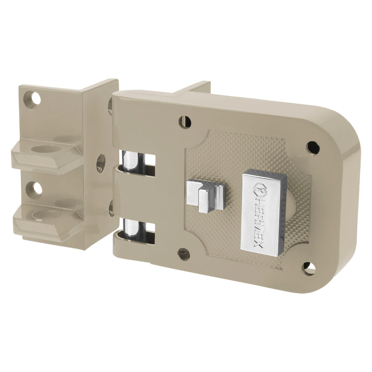 Cerradura sobreponer puerta corrediza mariposa izquierda