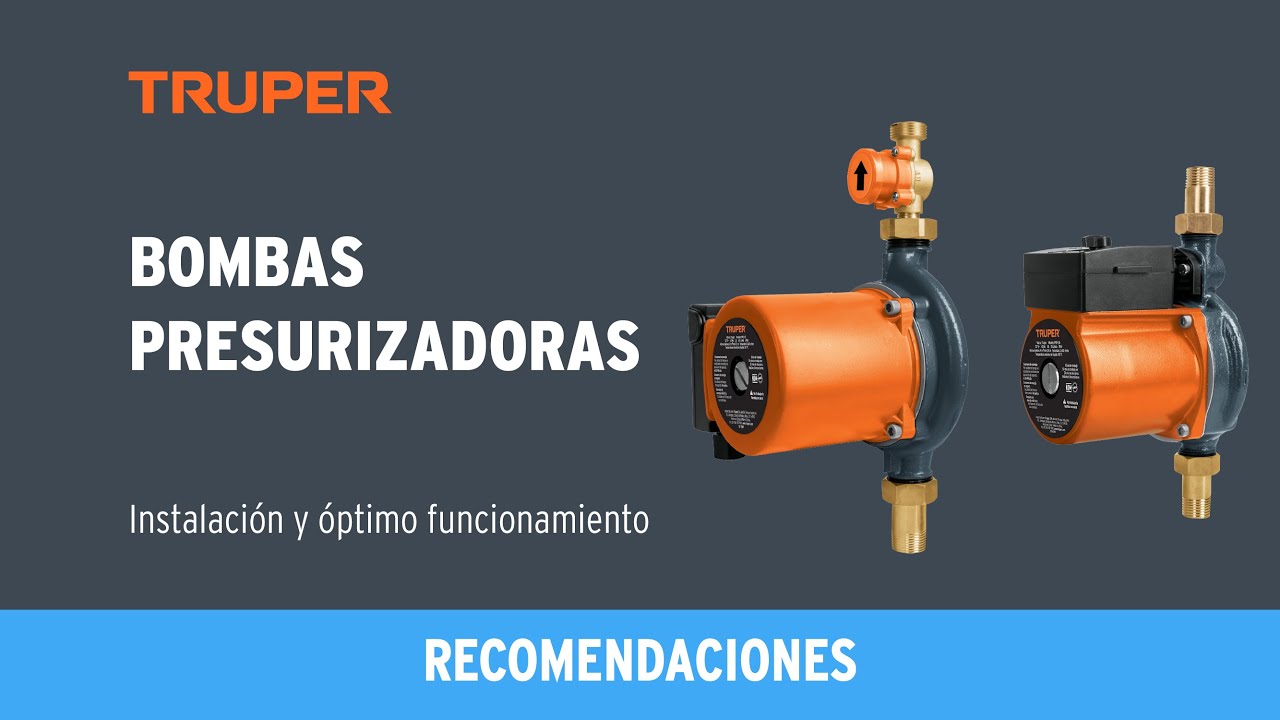 Bomba presurizadora TRUPER